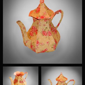 3D SVG Tea Pot DIGITAL download image 4