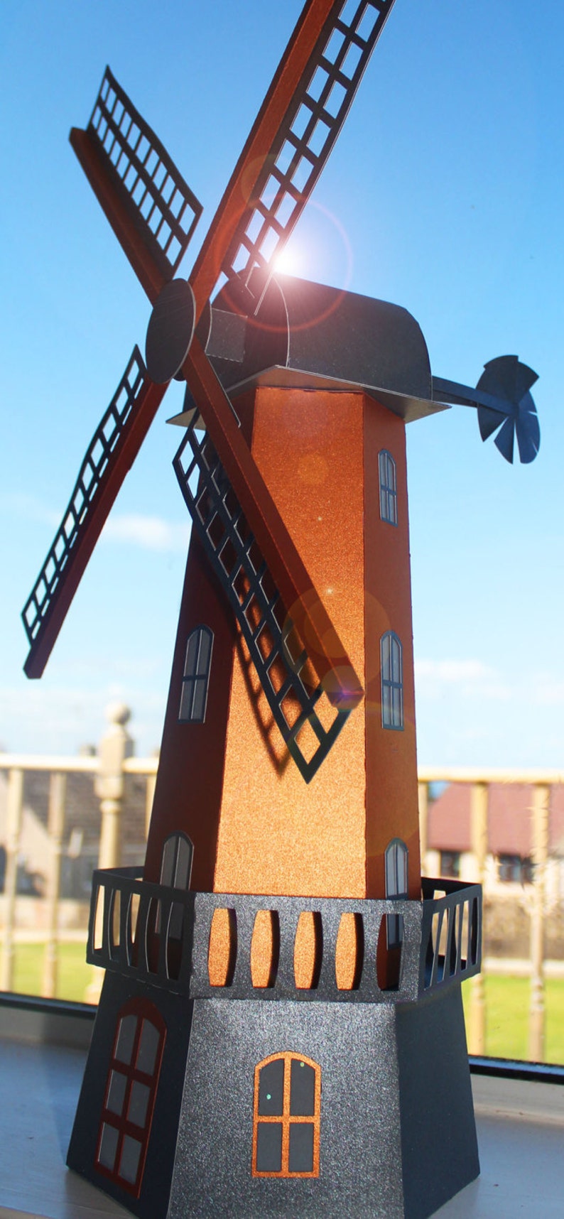 Download 3D SVG Windmill digital download | Etsy