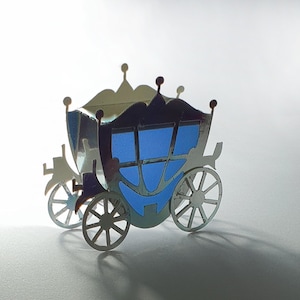 Principessa carrozza modello di luce fata