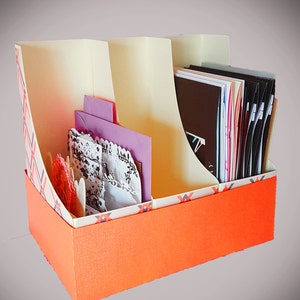 Storage boxes and holder template