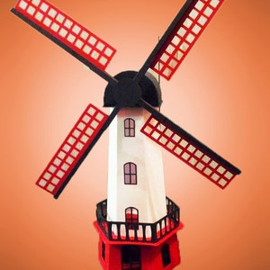 3D SVG Windmill digital download