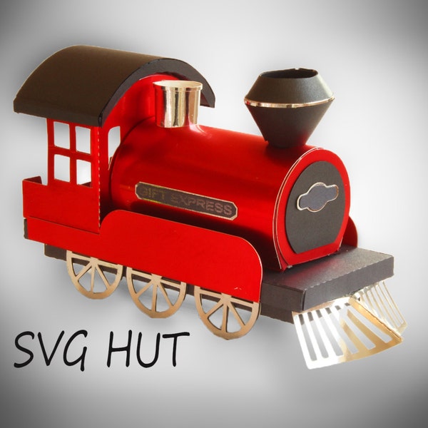 3D SVG Steam Train  DIGITAL download