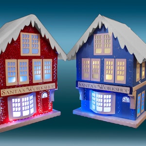 3D Santa&#39;s Workshop template
