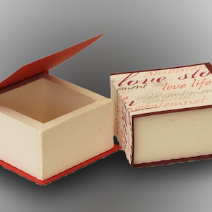 SVG Square Gift Box DIGITAL download
