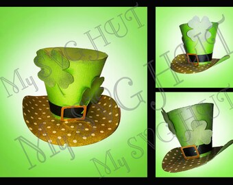 St Patricks day Hat 3D  DIGITAL download