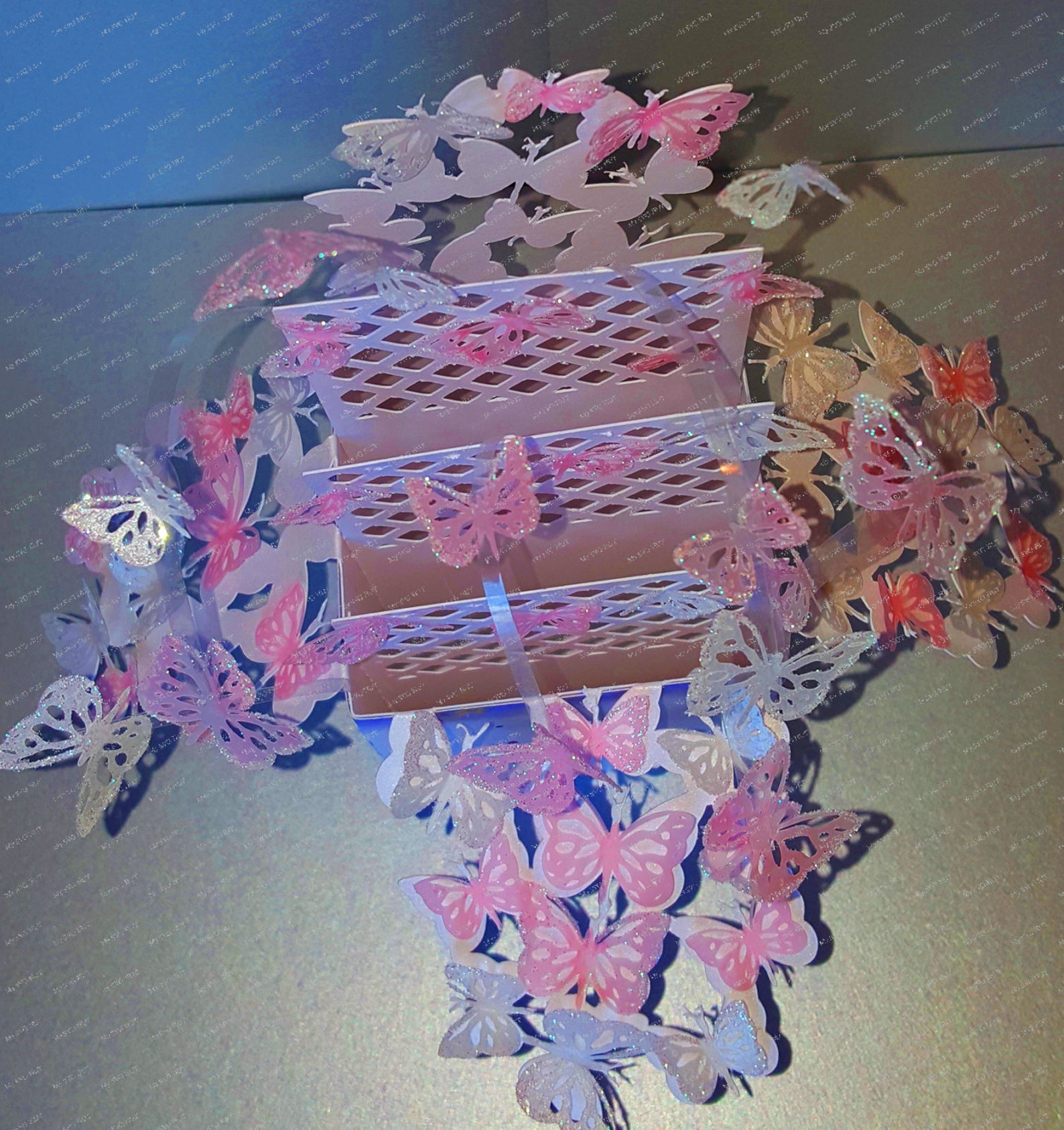 Fluttering Butterflies Box Card DIGITAL Download Etsy UK