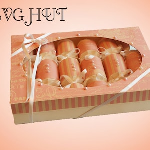 3D SVG  Party or gift crackers and box  DIGITAL download