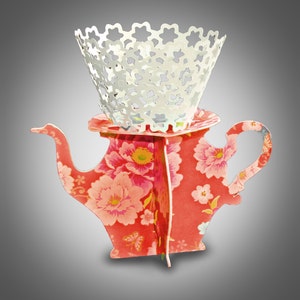 3D SVG Cupcake Stand para una sola descarga digital cupcake