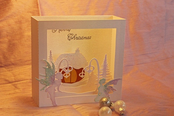 Download SVG 3D Fairy house Christmas card DIGITAL DOWNLOAD | Etsy