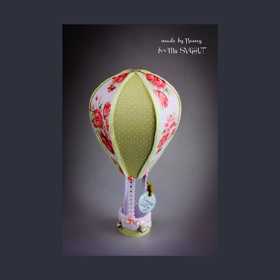 Download 3d Svg Hot Air Balloon Digital Download Etsy