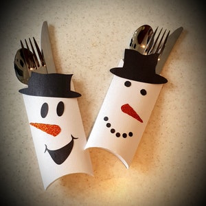 Snowman Cutlery holder DIGITAL Download