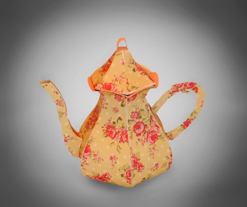 3D SVG Tea Pot DIGITAL download image 2