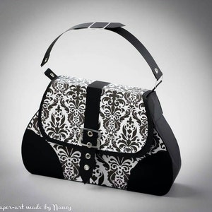 3D SVG Handbag Satchel DIGITAL download