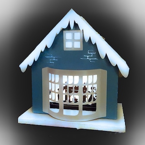 3D Christmas House One More Sleep template