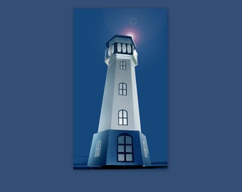 3D SVG Lighthouse tealight holder DIGITAL file