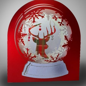 Modello digitale di addio al celibo winter Snow Globe