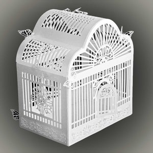 3D SVG PDF Birdcage DIGITALE download