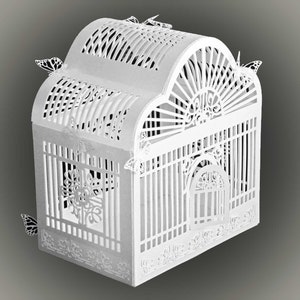 3D SVG PDF Birdcage DIGITAL download