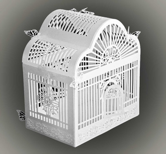 3d Svg Pdf Birdcage Digital Download Etsy