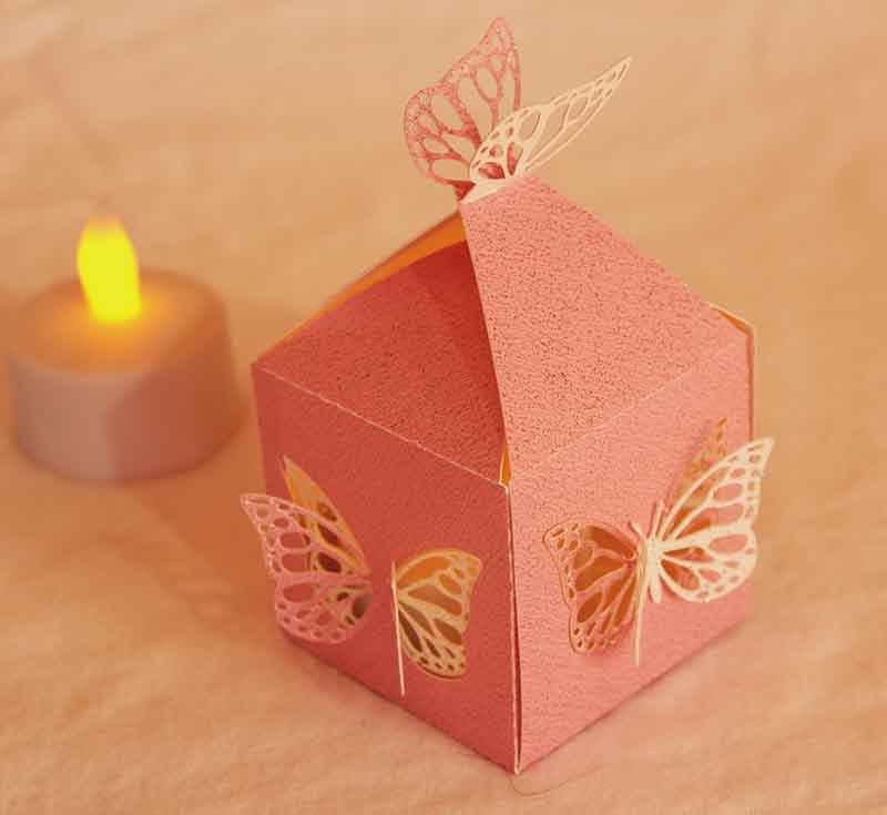 Download 3D SVG Butterfly favour boxes or lanterns SVG Digital ...