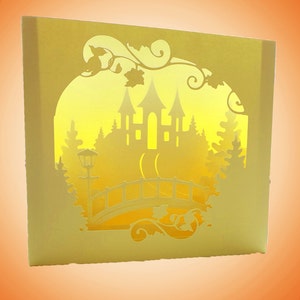 Castle theme bundle shadow box cards 4 designs image 2