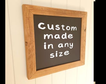 reclaimed wood Blackboard – rustic Chalkboard, ANY size,
