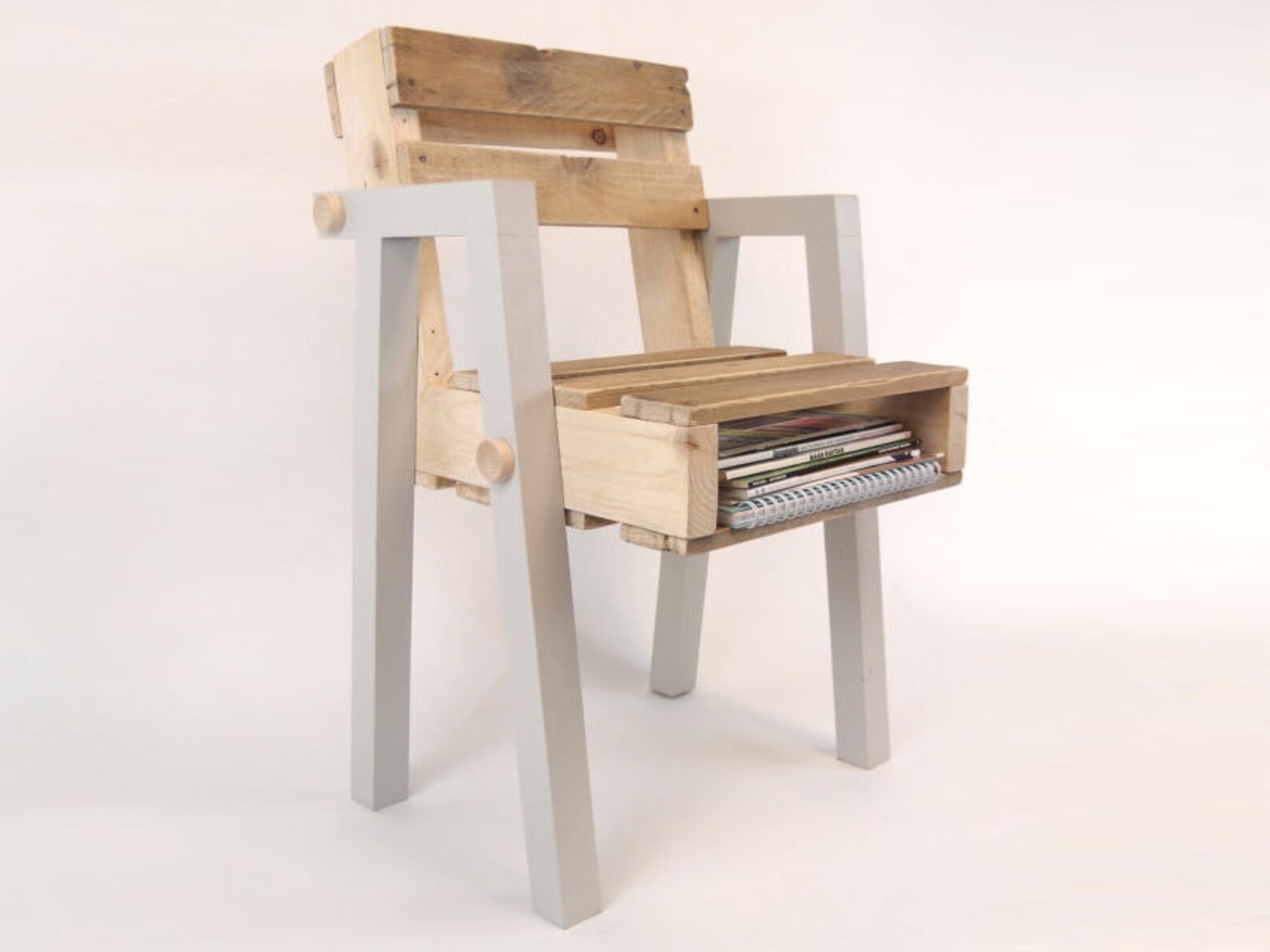 Reclaimed Pallet Wood Chair Etsy UK