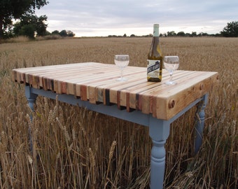 Reclaimed Pallet Wood Dining Table