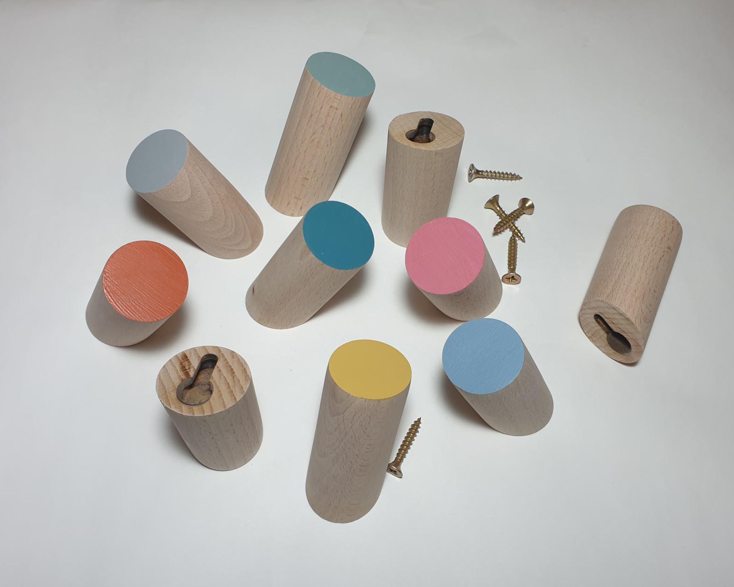 Coat Hook Peg Hanger Dowel Door Floating Wall Knob Furniture Etsy UK