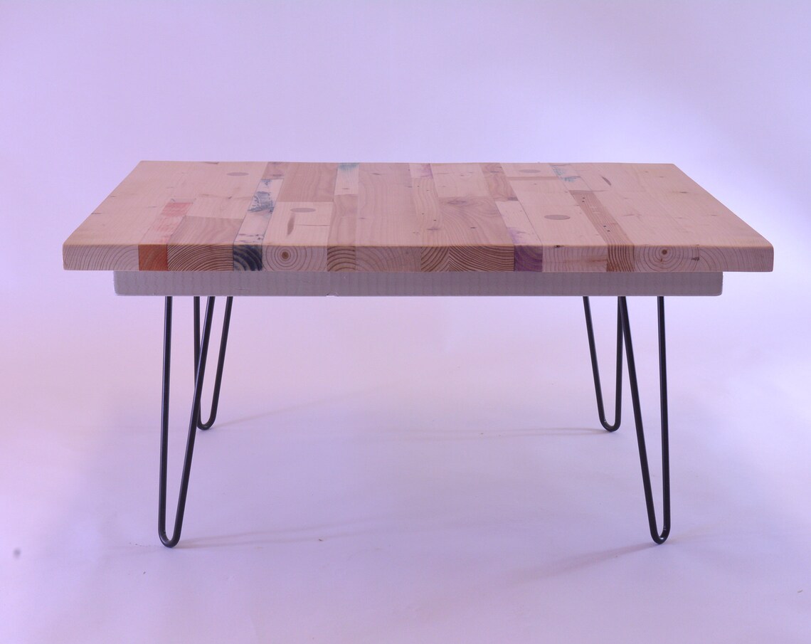 Coffee Table Hairpin Legs SIZE & COLOUR OPTIONS Reclaimed Etsy UK