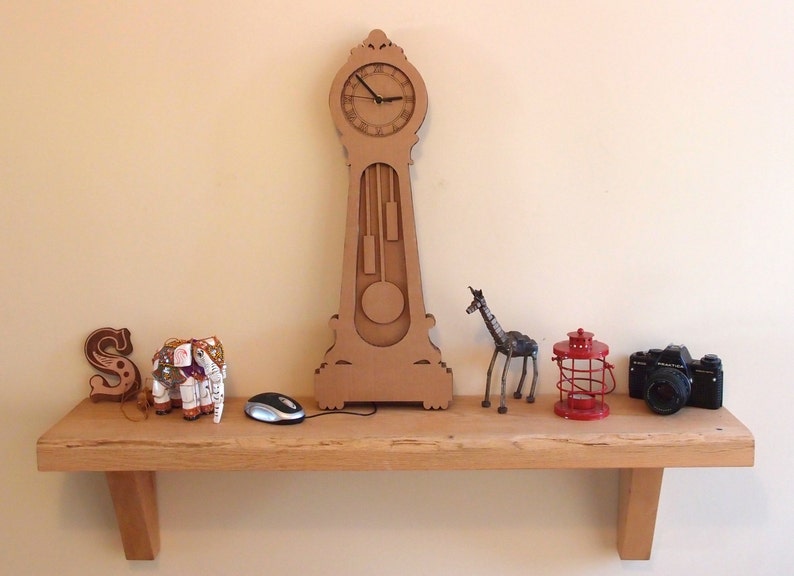 Cardboard Grandfather Clock Etsy UK