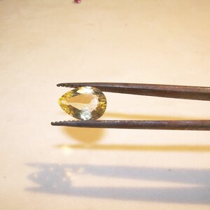 Pear shaped Faceted Citrine, Brazilian