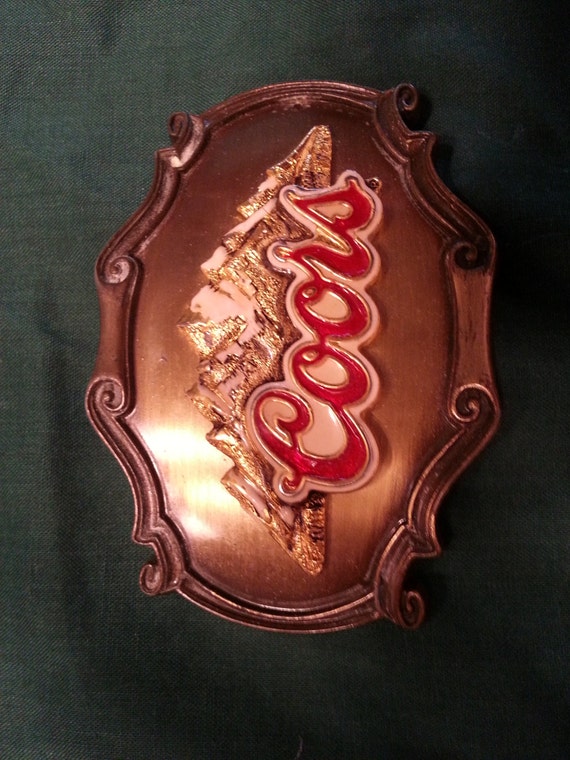 Vintage Coors Belt Buckle