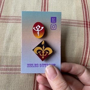 Naboo regalia colours wooden filler pin set