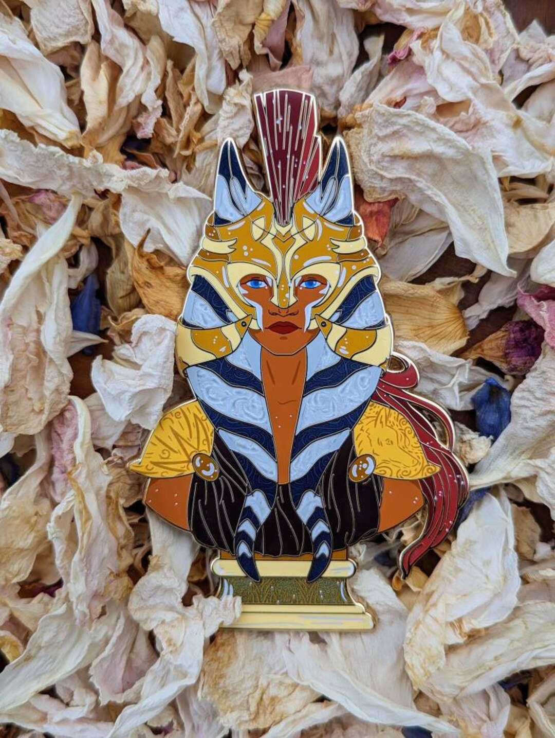 Athena Ahsoka Tano Enamel Pin Clone Wars Mandalorian Fantasy Jumbo Pin ...