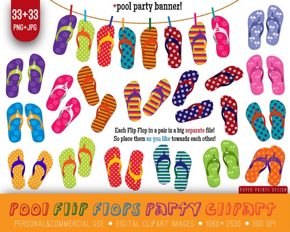 party flip flops