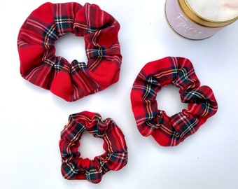 Christmas Reindeer and Mittens Scrunchie Winter Holiday Scrunchies Christmas Themed Scrunchie Hair Tie Xmas Scrunchys,Xmas Scrunchies