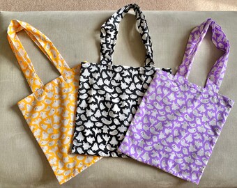 Kids Halloween Trick or Treat Bag: Ghost or Bats