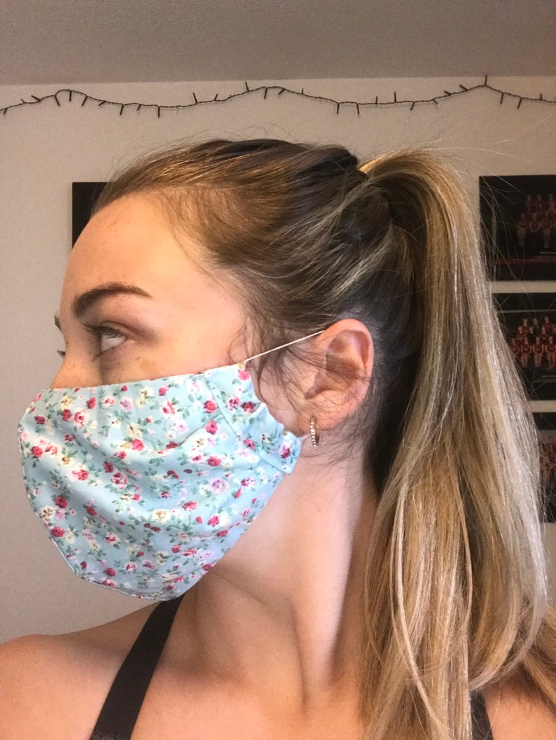 Cheap Face Masks Floral Face Mask Cloth Face Mask Cotton Etsy