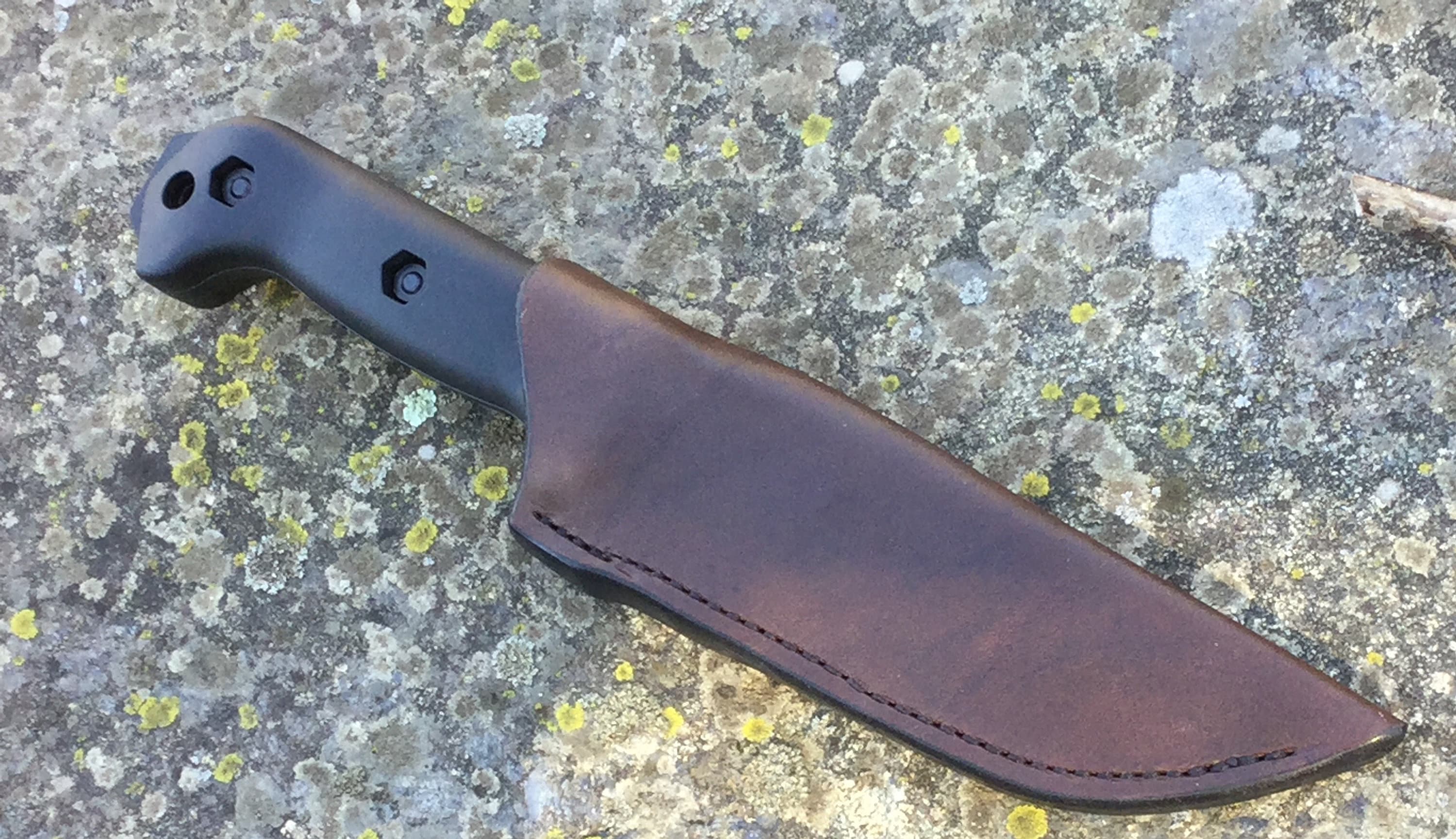 KA-BAR BK2専用　ブッシュクラフトシース 2　/ ダークブラウン ブッシュクラフト レザーシース #2 KA-BAR BK2用 ダークブラウン