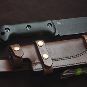 BK2 Master Sheath Hand Made Leather Multi Carry Options w/o knife