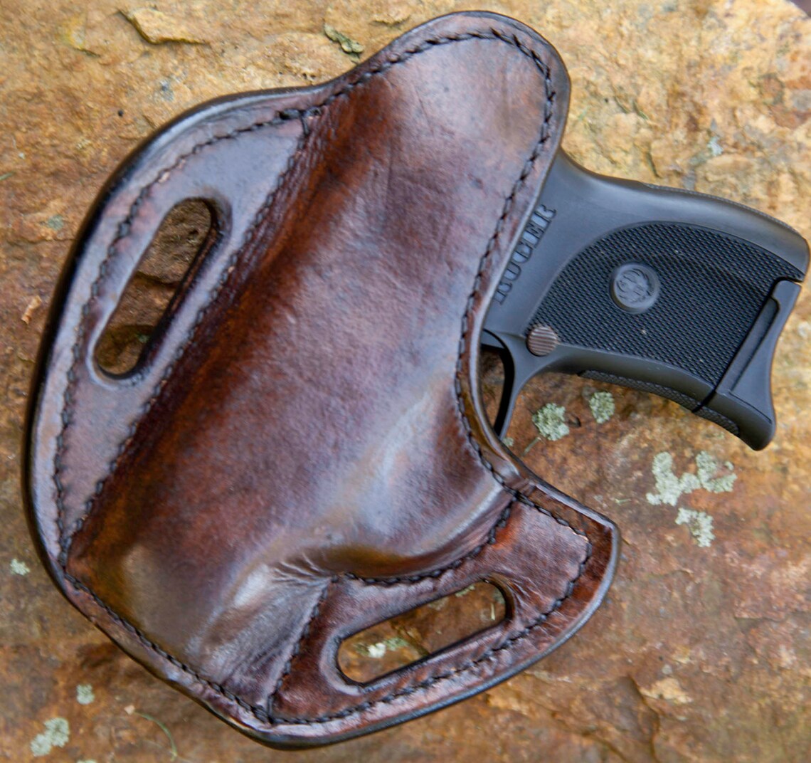 Ruger LC9 Custom Handmade Leather Pancake Holster Right or Etsy