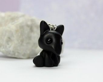 Cute kawaii-style tapir charm – handmade, 3.5cm tall, with a carabiner. Perfect as a gift or sweet accessory.