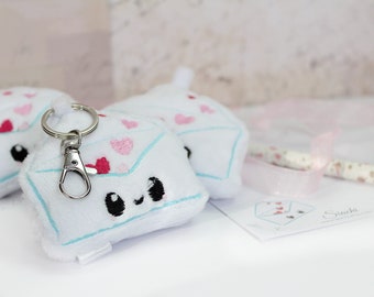 Envelope keychain, cute pendant, kawaii keychain, envelope plush, cute gift, kawaii plush, kawaii toy, cute soft toy, kawaii envelope plush