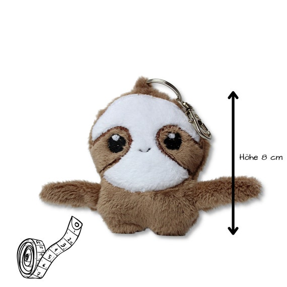 Plush sloth keychain deals