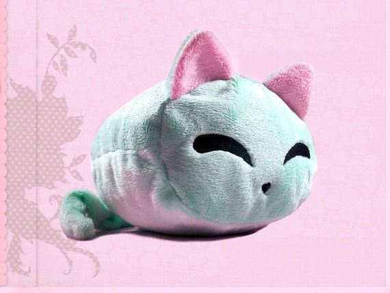 marshmallow cat plush
