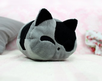 Cuddly toy cat plush kawaii marshmallow cat // sweet cat to cuddle and love // plush toy