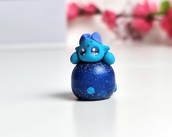 Deco figure, Dragon figure, Four elements, Gift for girlfriend,  Fimo decoration, Polymer clay figure, Resin, kawaii figure, Fimo figurine