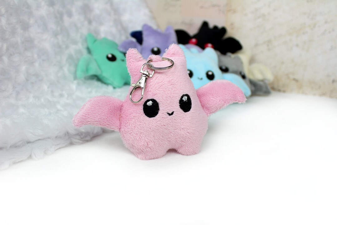 Bat Keychain, Cute Bat, Kawaii Keychain, Bat Plush, Bat Gift, Kawaii