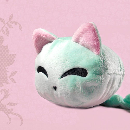 Cat Plush Cuddly Plushie Kawaii Marshmallow Cat Cute Soft Toy Etsy